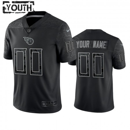Maillot Tennessee Titans Custom Noir Reflective Limited - Enfant Maillot Tennessee Titans Custom Noir Reflective Limited - Enfant